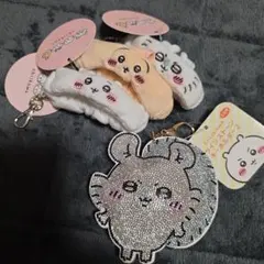ちいかわ うさぎ モモンガ リストバンドキーホルダー 　全タグ付き