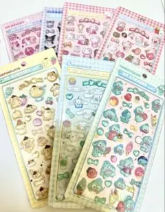 お得✨ボンボンドロップシール　3Dシール　立体シール 7枚セット