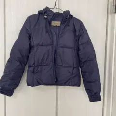 PROPORTION ネイビー ダウンジャケット フード付き
