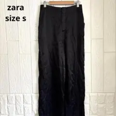 zara ブラック サテン風 タイトスカート ロングのサムネイル