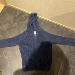 GAP KIDS ダークブルー フード付きパーカー S