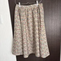 エヘカソポ　花柄 フレアスカート ひざ丈のサムネイル