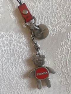 ♡PRADA チャーム　キーホルダー　クマ♡