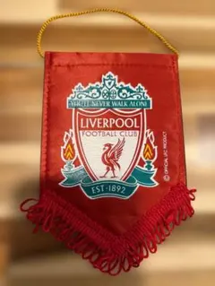 LIVERPOOL リヴァプール　赤マフラー LFC (未使用) LIVERPOOL リヴァプール 赤マフラー LFC (未使用) - メルカリ