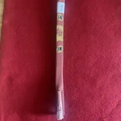 サーモンピンク金色の伝統的な帯締め