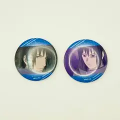NARUTO 彩面華 うちはサスケ うちはイタチ 缶バッジ - メルカリ