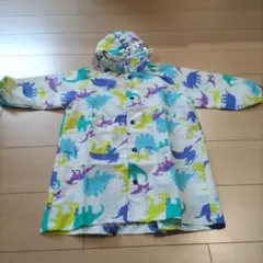 恐竜柄 レインコート 110cm
