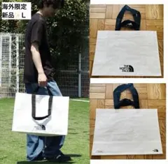 日本未入荷✨新品ノースフェイス エコバッグ ショッパー ショルダー ハンド Ｌ