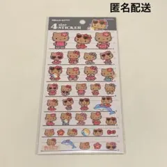 ４size STICKER 　日焼けキティ日焼けキティシール　カミオジャパン