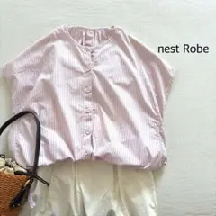nest Robe It's MEコットンストライプバルーンブラウスのサムネイル