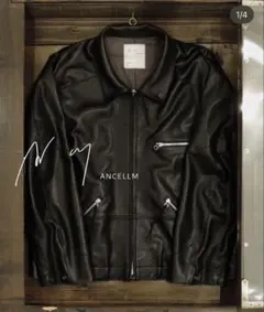 2 アンセルム H.L ZIP UP JACKET レザージャケット - メルカリ