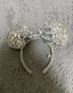 ディズニー　カチューシャ　スパンコール