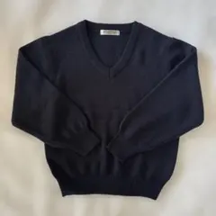 MTS.BROTHER ダークネイビー Vネックセーター 120 小学生