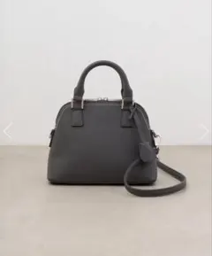 AZUL BY MOUSSY ダブルジッパーハンドバッグ　グレーのサムネイル