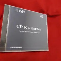 That's CD-R for master CDR-74min