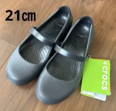 新品　crocs alice work ブラック 21cmのサムネイル