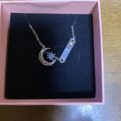 BTS Ｖ　月と星 モチーフ ネックレス