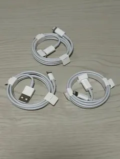 15様専用の　Lightningケーブル 3本セット ホワイト