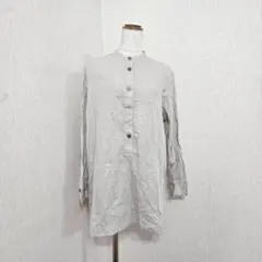 LAKOLE ストライプ ロングシャツ チュニックワンピ ラコレ 羽織り Sのサムネイル