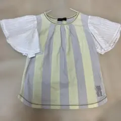 zūppa di zūcca イエローグレー ストライプ Tシャツのサムネイル