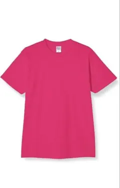 美品 ピンクTシャツ 無地 半袖 Tシャツ M