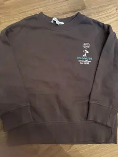 PEANUTS スヌーピー トレーナー グレー　110cm グローバルワーク
