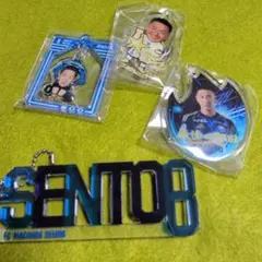 FC町田ゼルビア 仙頭選手 アクリルキーホルダー 4点セット