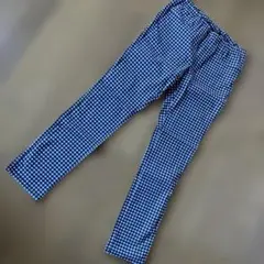 ストレッチスキニーパンツ　ギンガムチェック　LL