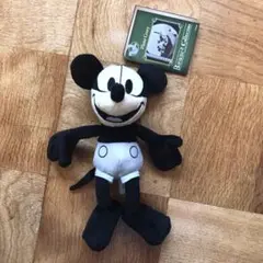 【海外ヴィンテージ】ミッキー &ミニー PLANE CRAZY ぬいぐるみ ディズニー(DISNEY)|ミッキー ミニー ヴィンテージぬいぐるみ