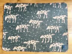 ミナペルホネン caravan ミニブランケット グレー ピンクのサムネイル