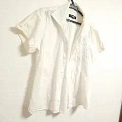 TORNADO MART トルネードマート 半袖シャツ ホワイト 刺繍 Mサイズのサムネイル