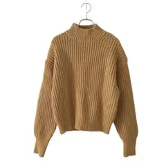 美品✨UNIQLO ユニクロ(M)ローゲージセーター/ニット