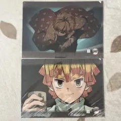 鬼滅の刃 ダイニング　お楽しみくじ レイヤード　クリアファイル 我妻善逸　善逸