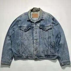 90s リーバイス 75525 カナダ製 Gジャン L 雰囲気系 ○7987