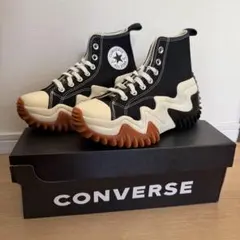 【新品】コンバース　ランスターモーション　 厚底スニーカー 23cm ブラック