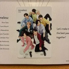 timelesz タイムレス　バースデーカード 2026