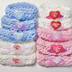 犬用マフラー　10個　エンジェルハート　トリミングチョーカー　(C-46)