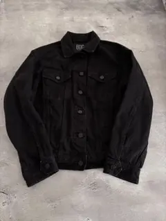 00s archive black denim jacket y2k