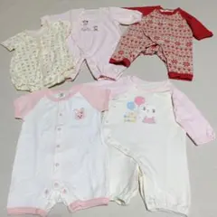 ロンパース・カバーオール 5点セット 95cm以下 ディズニーベビーのベビー服