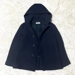 Orcival オーシバル フード付き メルトン シングル ピーコート ORCIVAL（オーシバル） *フード付きメルトンシングルピーコート*0