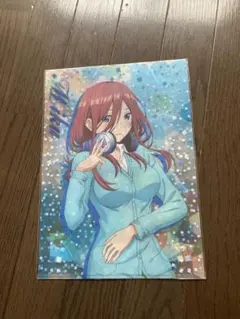 中野三玖 A4クリアファイルセット(2枚組) 「五等分の花嫁」　未開封　レア品