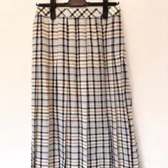 マッキントッシュロンドン プリーツロングスカート チェック38