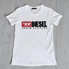 DIESEL ディーゼル刺繍 Ｔシャツ T-DIEGO-CUTY 白
