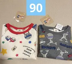 【新品】ベビー　トップス　長袖　アンパンマン　ダダンダン　90サイズ