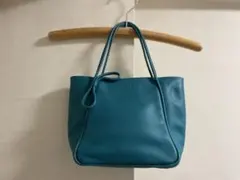 FURLA ターコイズ トートバッグ 保存袋付き