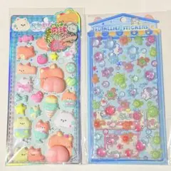 ボンボンドロップ　シール　ぷっくり　立体　シール交換