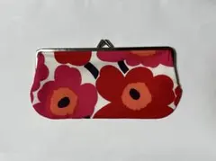marimekko マリメッコ　がま口ポーチ　ミニ　ウニッコのサムネイル