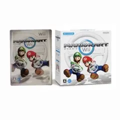 Wiiマリオカート　ソフト（ハンドル付）