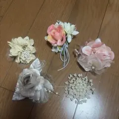 卒業式•入学式に！コサージュ5点セット