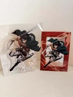 進撃の巨人　FUKUYA キャラ福くじ　エレン　アクスタセット